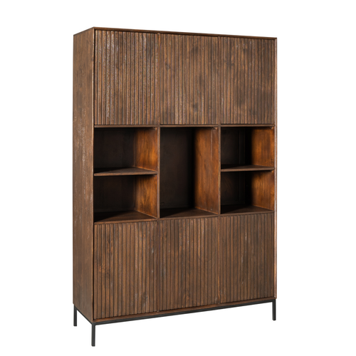 Starfurn  vakkenkast Madison - bruin - 45x135x200cm