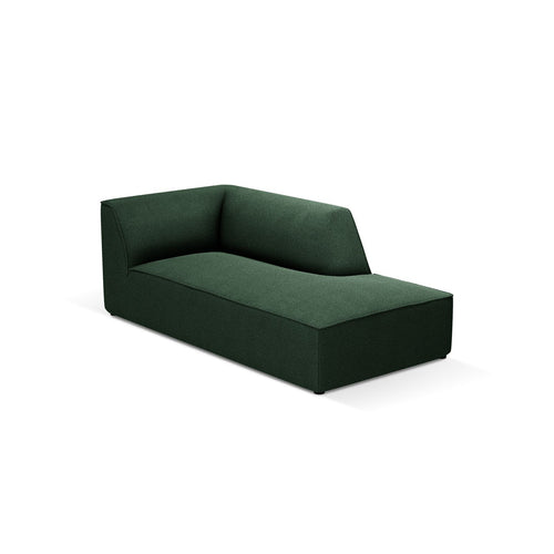 Cosmopolitan Design - Ligstoel rechts Siena structurele stof groente - 181x93x69cm