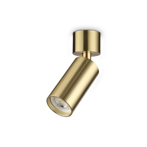 Ideal Lux DYNAMITE Enkele spot van messing met 1x GU10 fitting