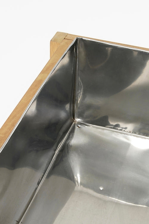 Mica Decorations Glenwood Plantenbak Rechthoek voor Buiten - L70 x B30 x H75 cm - Acaciahout - Bruin - vtwonen shop