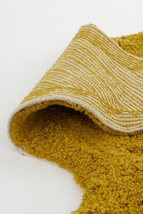 In The Mood Collection Vloerkleed Tijger - L180 x B120 cm - Katoen - Geel - vtwonen shop