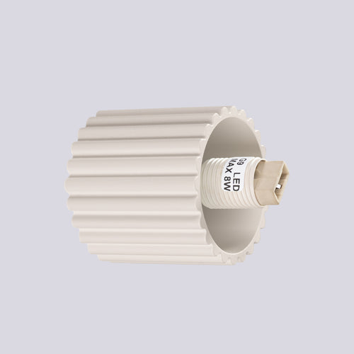 Sollux Lighting Wandlamp HALO beige IP44 - 12x17x12cm