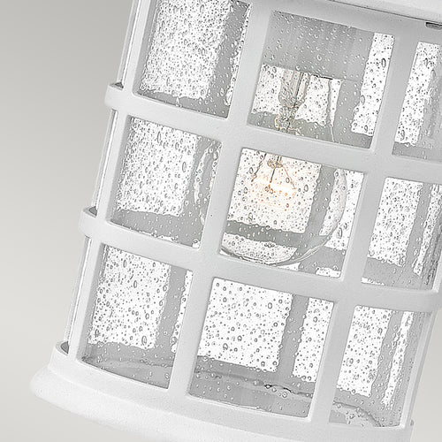 Elstead Hinkley Freeport Outdoor Wandlantaarn Structuur Wit, IP44
