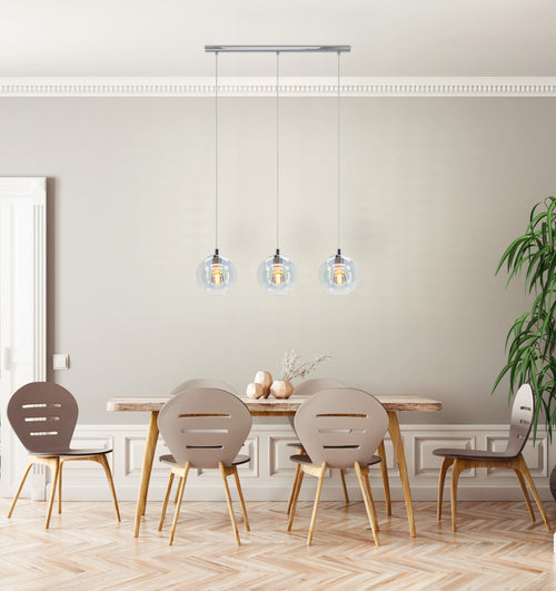 EGLO hanglamp Ariscani 2 - e27 - 76,5 cm - gekleurd glas - chroom - vtwonen shop