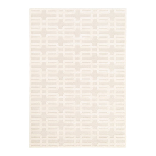 AFK Living vloerkleed Link - reliëfeffect - beige - 160x213 cm