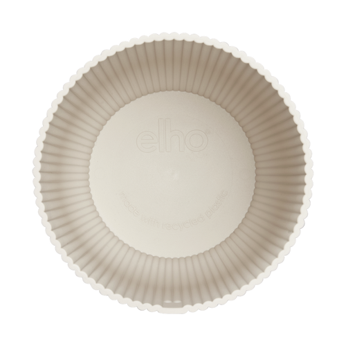 elho vibes fold coupe 30 linnen wit | Bloempot | Geschikt voor binnen