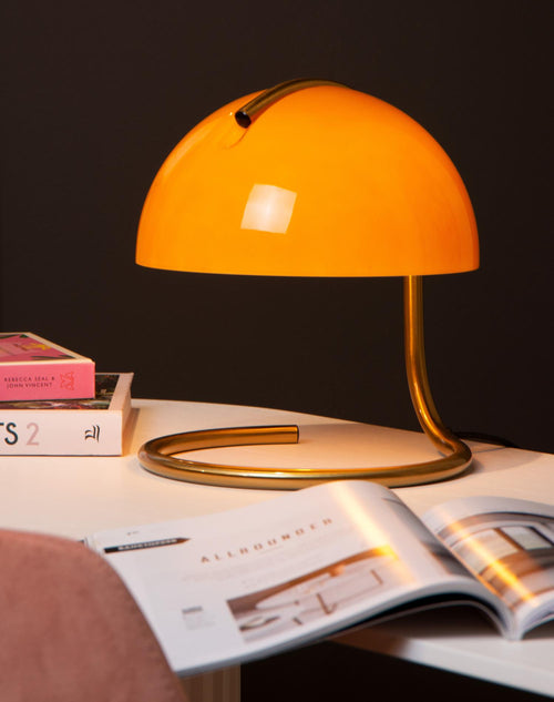 Lucide tafellamp CATO - 1xE27 - Oranje - vtwonen shop