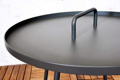 Sens-Line - Jennifer sidetable anthracite Ø50cm - Antraciet