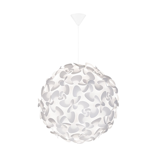 Umage Lora Medium hanglamp white - met koordset wit - Ø 45 cm - vtwonen shop