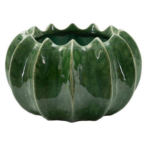 Mauro Ferretti vaas - Ø 22 x 13,5 cm - groen
