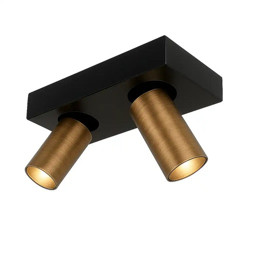 Highlight spot Eliano - 2 lichts - 24  x 12.5   cm - brons - vtwonen shop