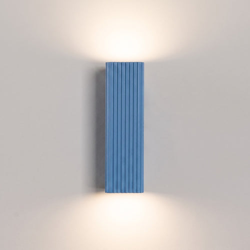 Sollux Lighting Wandlamp RAYO 20 azuurblauw - 6x8x20cm