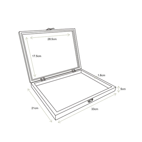 vtwonen Foto Opbergkist - Bruin - 33cm - vtwonen shop