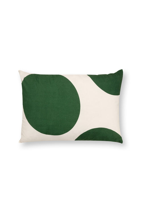 vtwonen - Sierkussens - Stippen - Set van 2 - Donkergroen - 50x70cm