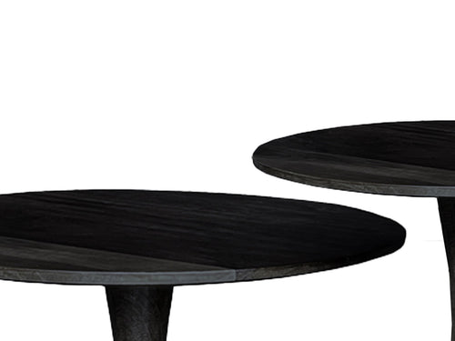 Brix salontafel Vivian - 50cm - mangohout - zwart