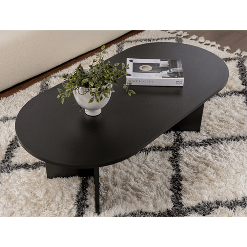 Calicosy - IRIS Ovale salontafel L119 cm - Kasjmier - 60x119x39,8 cm