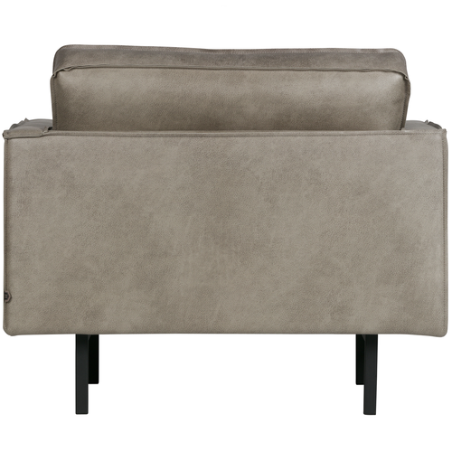 BePureHome fauteuil Rodeo - Eco-leder - Elephant - 85x105x86 - vtwonen shop