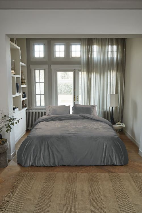 Beddinghouse Dekbedovertrek Arya - 240 x 200/220 cm - Grijs