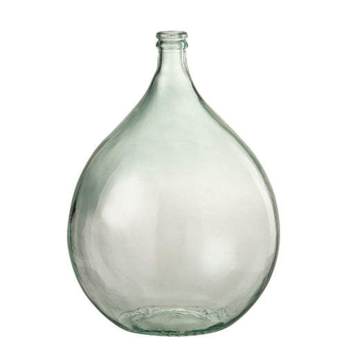 J-Line vaas Lissabon - glas -  transparant - Ø 39 cm