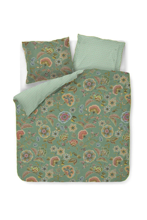 Pip Studio dekbedovertrek Matata - 240x200/220 cm - groen - vtwonen shop