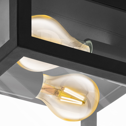 EGLO wandlamp buiten Alamonte 1 - e27 - 29 cm - zwart - vtwonen shop