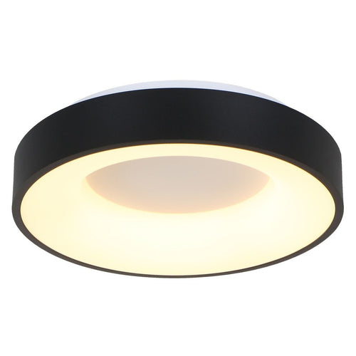 Steinhauer plafondlamp Ringlede - 1 lichts - 48x 9 cm - zwart - vtwonen shop