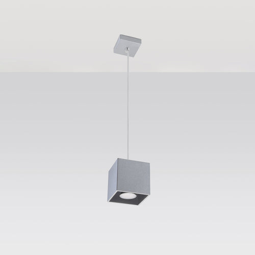 Sollux Lighting Hanglamp QUAD 1 grijs - 10x10x110cm