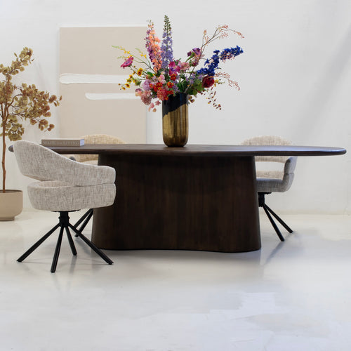 Giga Meubel Eettafel Jessie - Organisch - Mangohout - 260cm - vtwonen shop