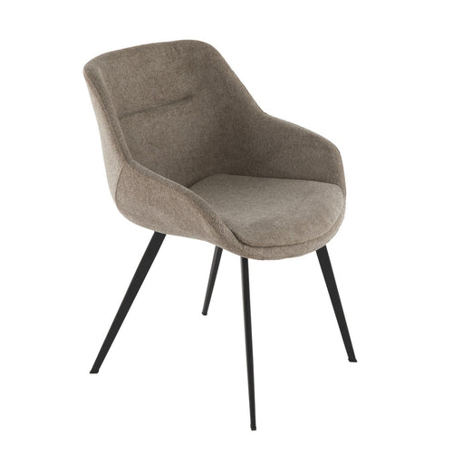Signature - COLOMBE Set van 2 fauteuils - Beige - 58x64x79 cm