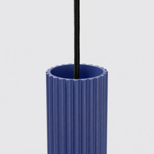 Sollux Lighting Hanglamp KARBON 3L ultramarijn - 45x6,5x98cm