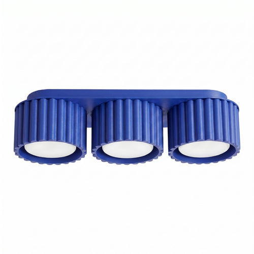 Sollux Lighting Plafondlamp AURA 3 ultramarijn Gx53 - 32,5x10x8cm
