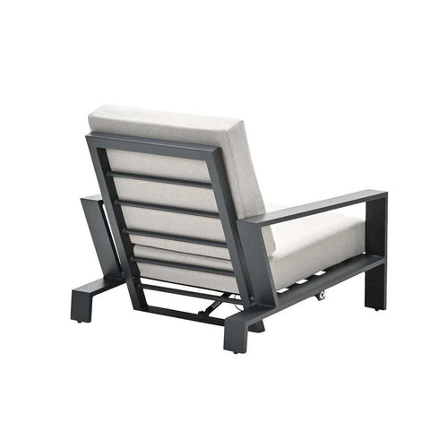 Lincoln verstelbare fauteuil - carbon black - desert sand