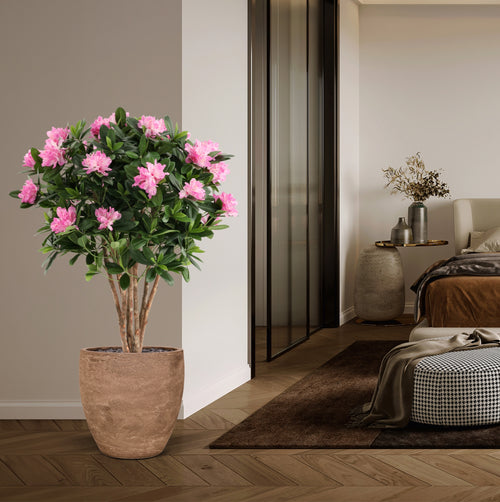 Maxifleur Rhododendron Kunstplant Deluxe 115cm Paars