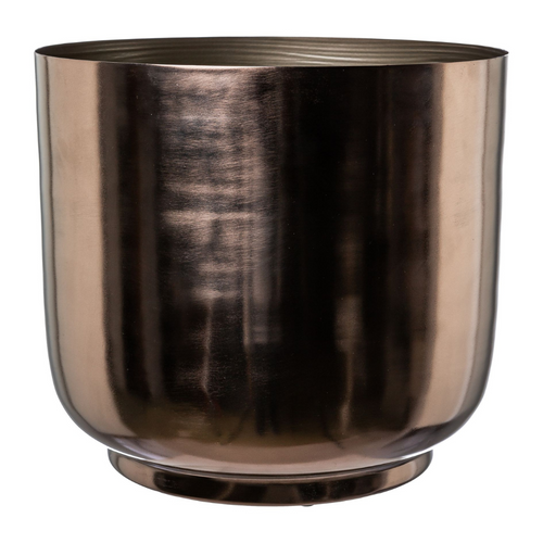 Flourify plantenbak - Metaal - set van 3 - 36x36x22 / 28x28x25 / 20x20x18 cm - antraciet - vtwonen shop