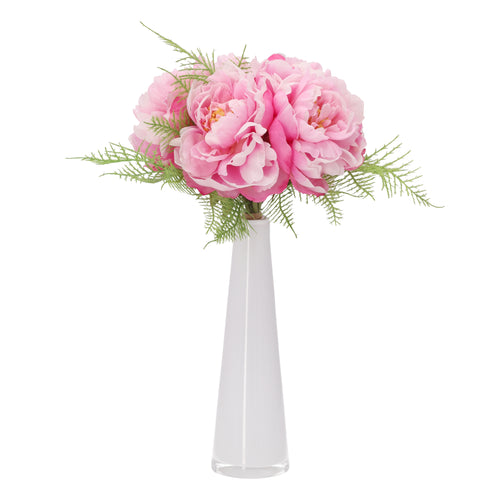 Maxifleur Kunst pioenrozen boeket Nomi Marbella Roze 40cm