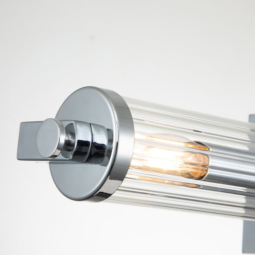 Elstead Kichler Azores Badkamer Wandlamp Gepolijst Chroom, IP44
