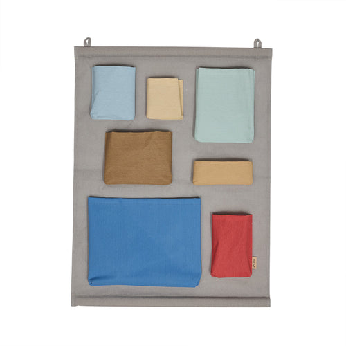 OYOY Opbergmand 80 x 60 x 2 cm – Blauw