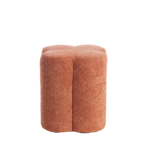 Light & Living poef Nalani - oranje - 38x38x45cm