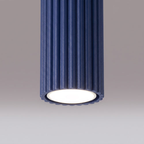 Sollux Lighting Plafondlamp KARBON 60 ultramarijn - 6,5x6,5x60cm