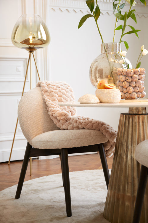 Light & Living vloerlamp  - goud - 42x42x146 cm