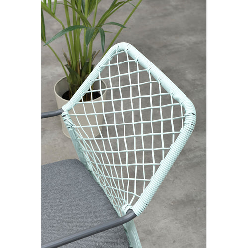 Garden Impressions tuinset Ross - Tulli zacht groen - light teak look - 220x115 cm
