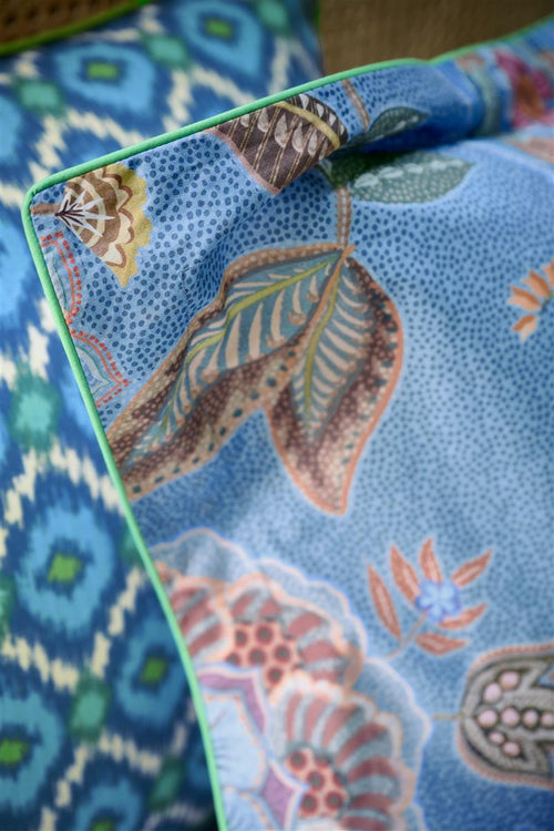 Pip Studio decoratiekussen Matata Square - 35x60 cm - blauw - vtwonen shop