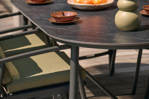 Hartman Tuintafel Flora - Zwart Keramiek - 220x100x75cm