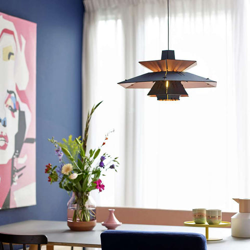 van Tjalle en Jasper - Modern design verlichting: PM5 hanglamp - Blue / Pink / Standaard