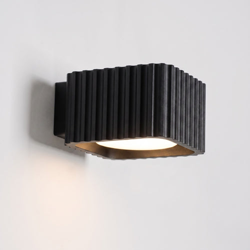 Sollux Lighting Wandlamp RIFF zwart Gx53 - 10x12x6cm
