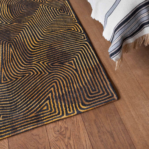 Louis De Poortere vloerkleed Black Gold - bruin - 80x250cm - vtwonen shop