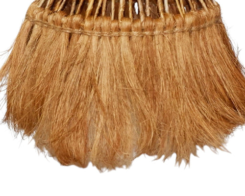 Furnilux Handgemaakte Hanglamp van Bananenvezel – Duurzaam & Natuurlijk Design - Top 10cm -Bodem 30cm - Hoogte 22cm - vtwonen shop