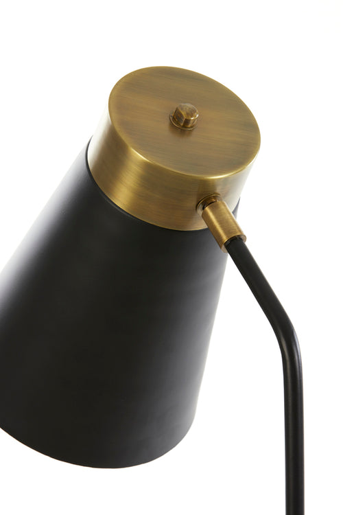 Light & Living vloerlamp BRAJA - zwart - 30x29x143cm - vtwonen shop