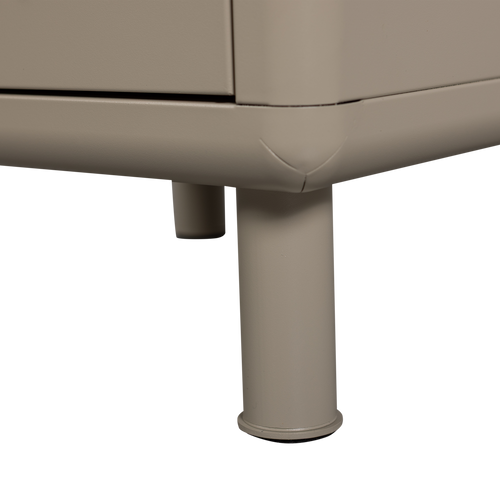 WOOOD Ladekast met 2 lades Rune - Metaal - Honinggeel - 45x42x42 - vtwonen shop