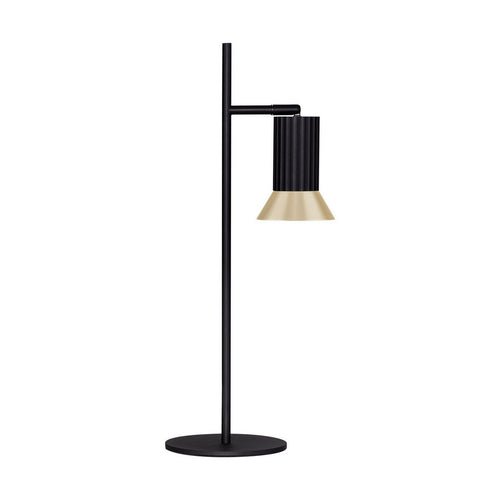 Nova Luce LUVIA Bureaulamp Oxide Gold, Zwarte LED GU10 1x10W